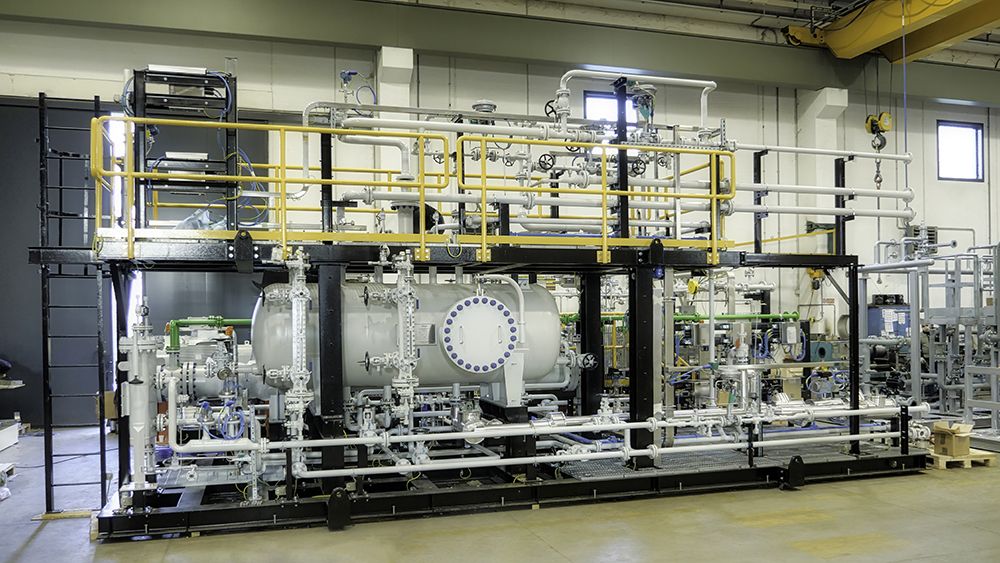 Skid Package Liquid Ring Compressor.